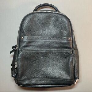 NEW Delta Million Miler Pebbled Black Leather Backpack, Travel, Business